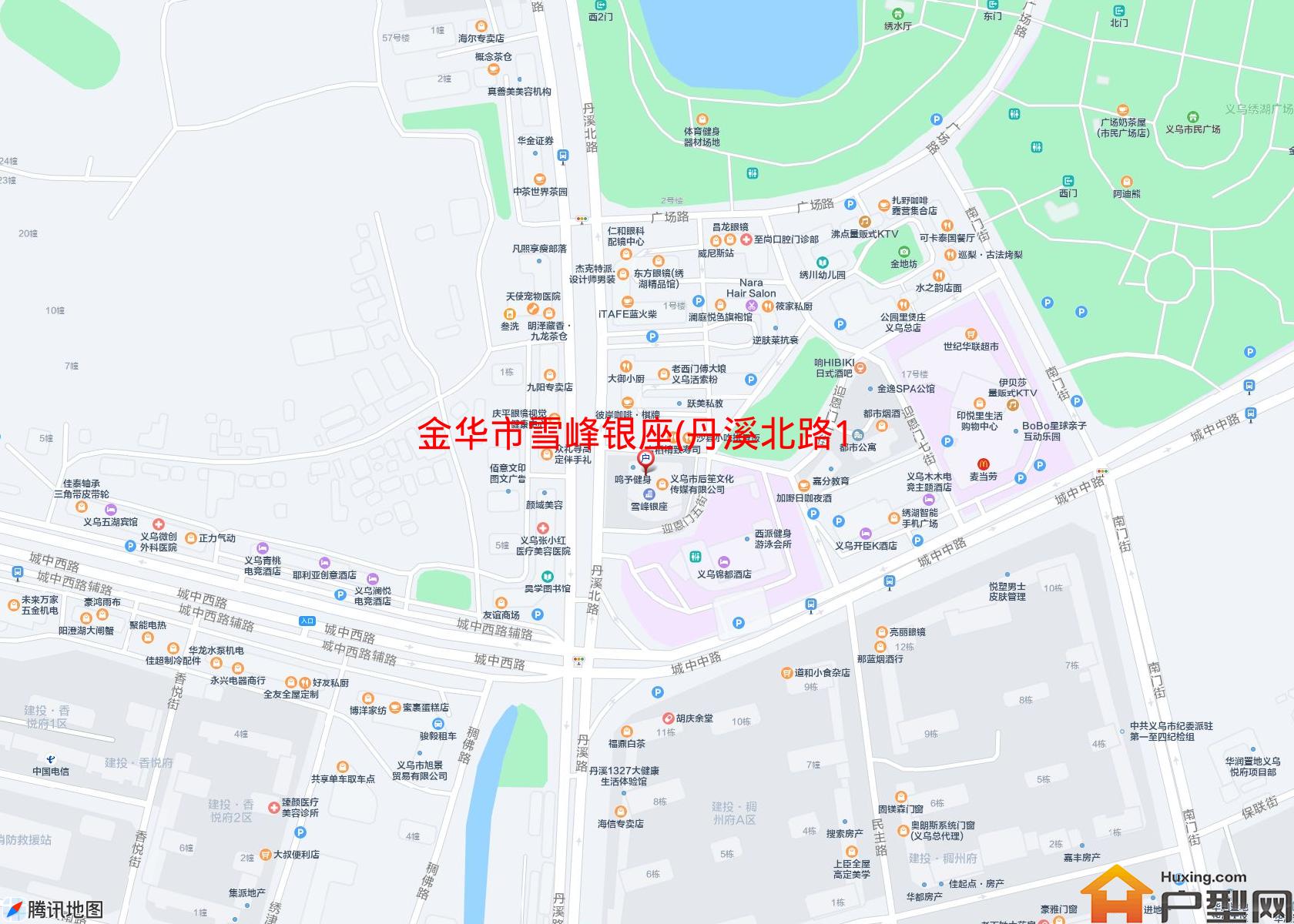 雪峰银座(丹溪北路18号)小区 - 户型网