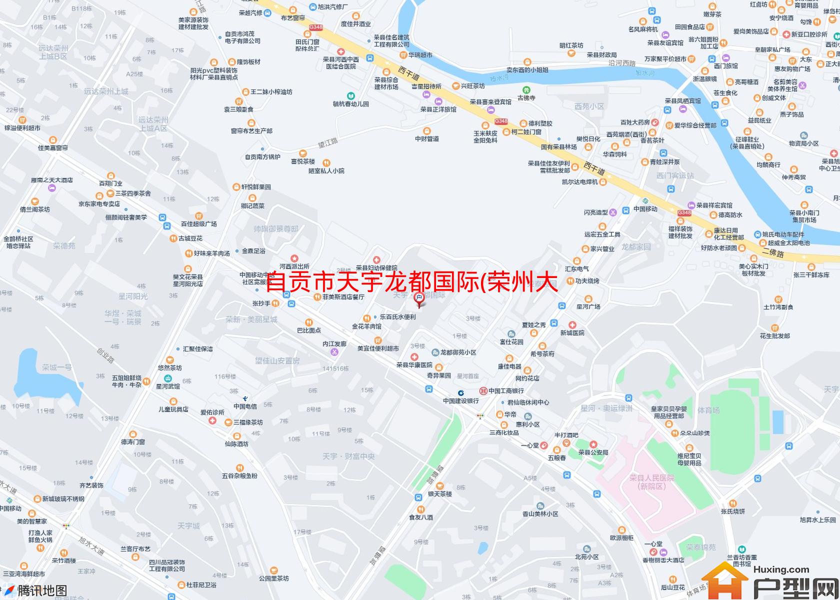 天宇龙都国际(荣州大道三段)小区 - 户型网