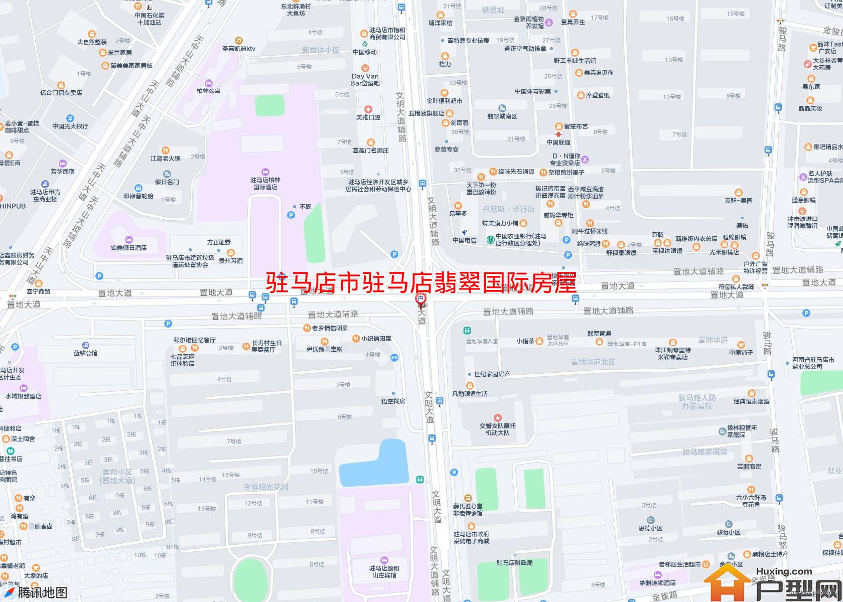 驻马店翡翠国际房屋出租小区 - 户型网