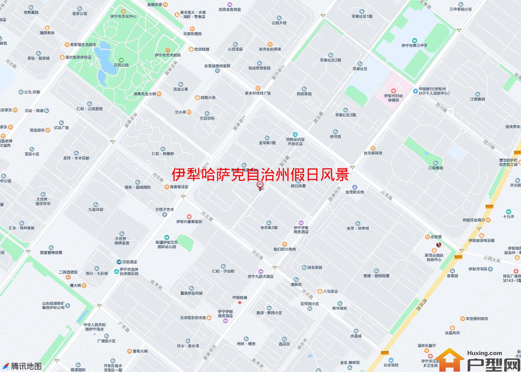 假日风景小区 - 户型网