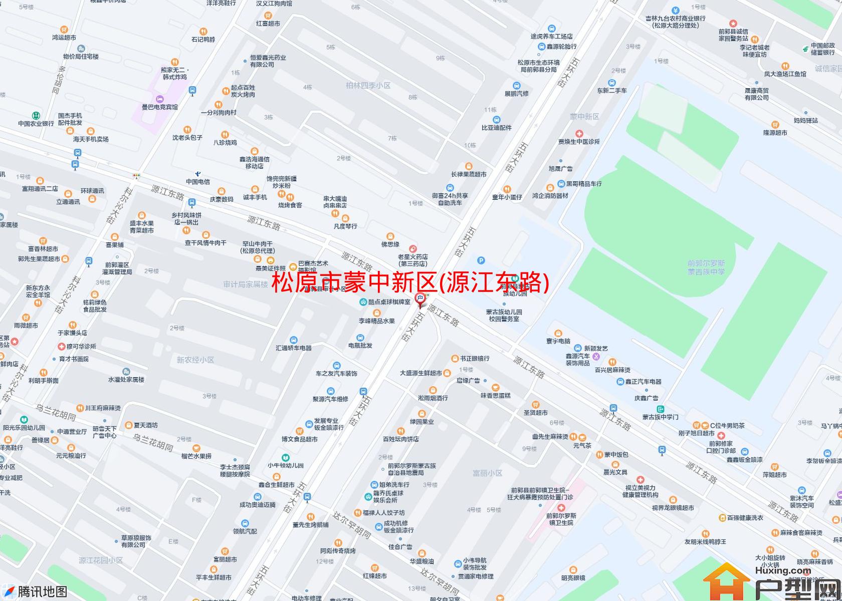 蒙中新区(源江东路)小区 - 户型网