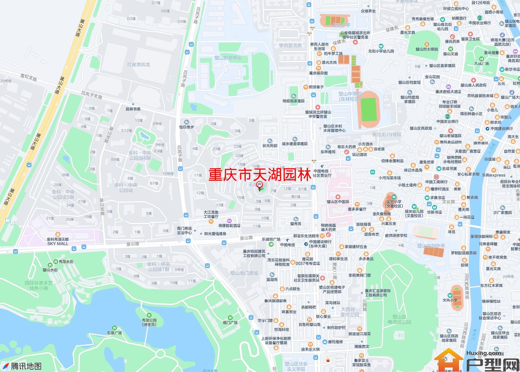天湖园林小区 - 户型网