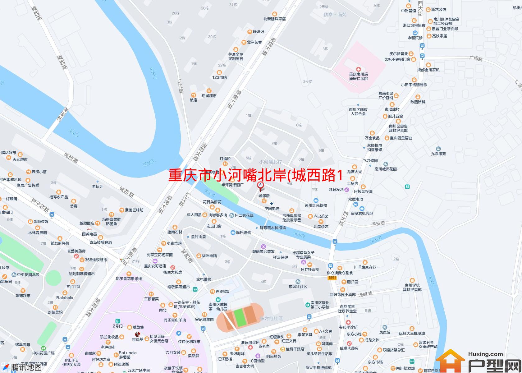 小河嘴北岸(城西路104号)小区 - 户型网