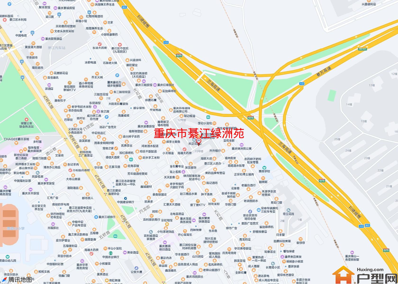 綦江绿洲苑小区 - 户型网
