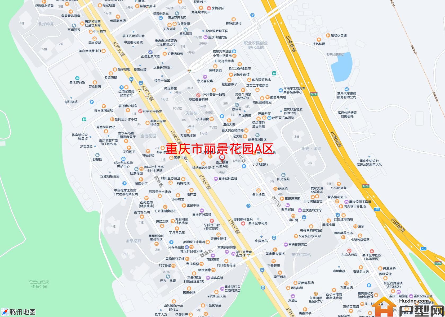 丽景花园A区小区 - 户型网
