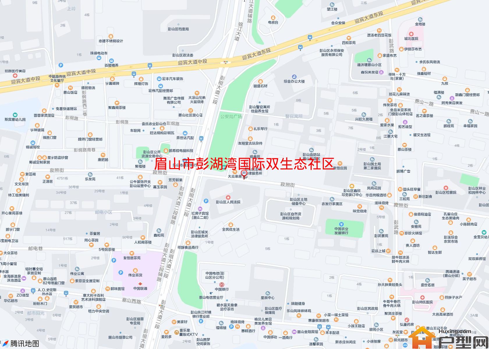 彭湖湾国际双生态社区小区 - 户型网