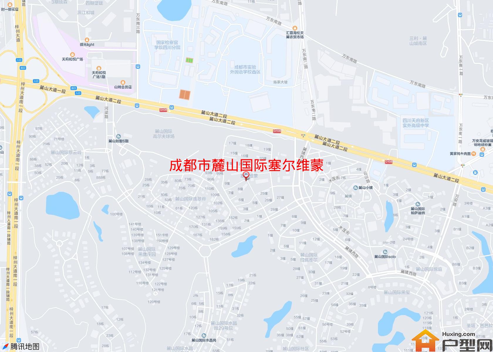 麓山国际塞尔维蒙小区 - 户型网