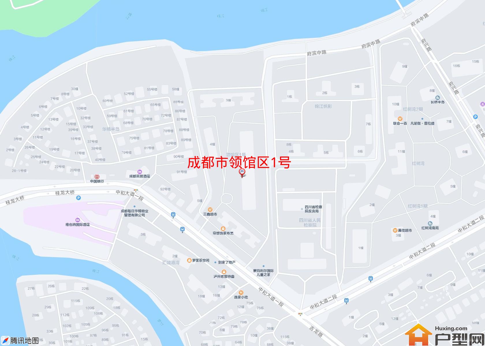 领馆区1号小区 - 户型网