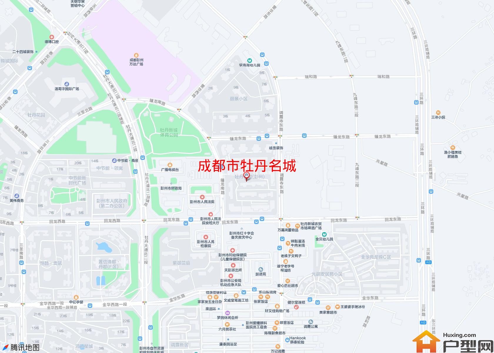 牡丹名城小区 - 户型网