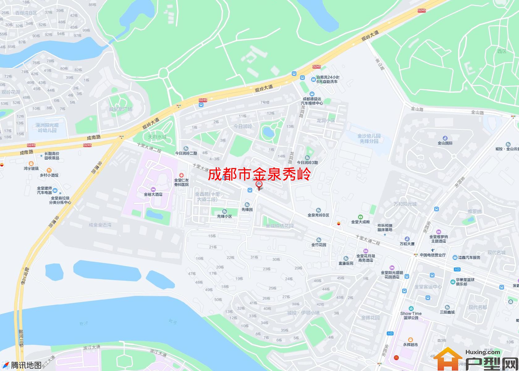 金泉秀岭小区 - 户型网