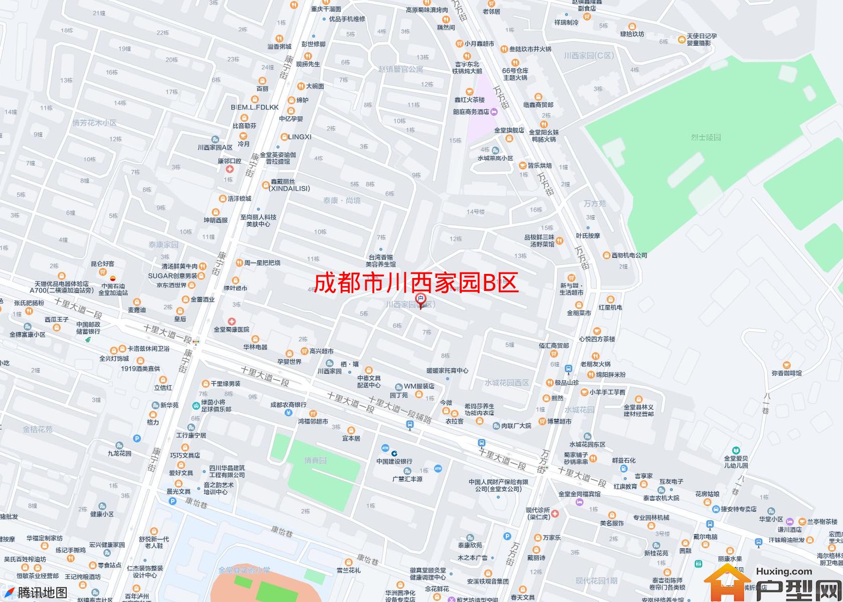 川西家园B区小区 - 户型网