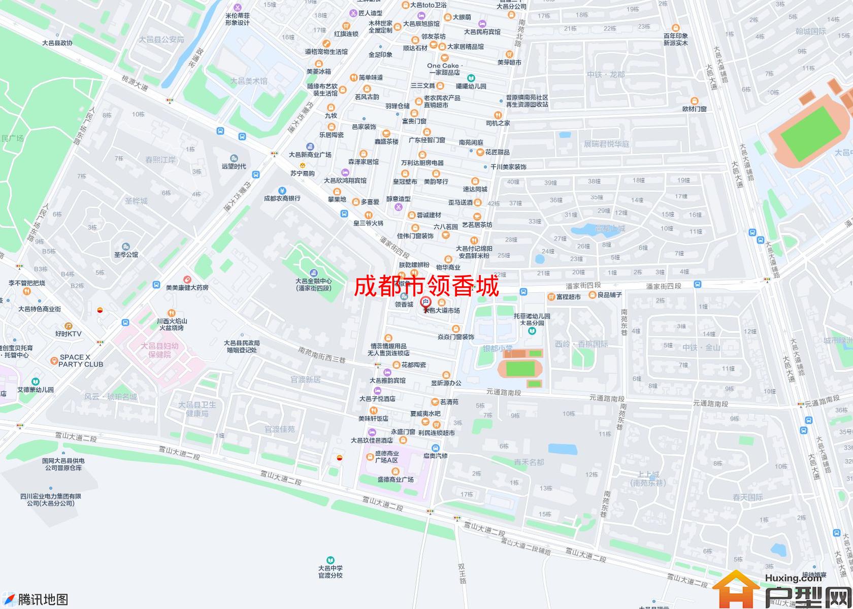 领香城小区 - 户型网