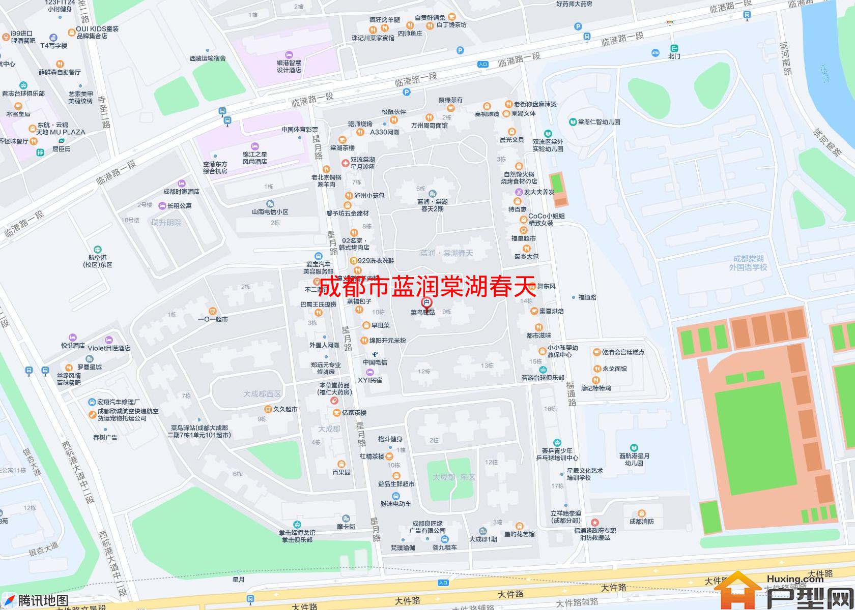 蓝润棠湖春天小区 - 户型网