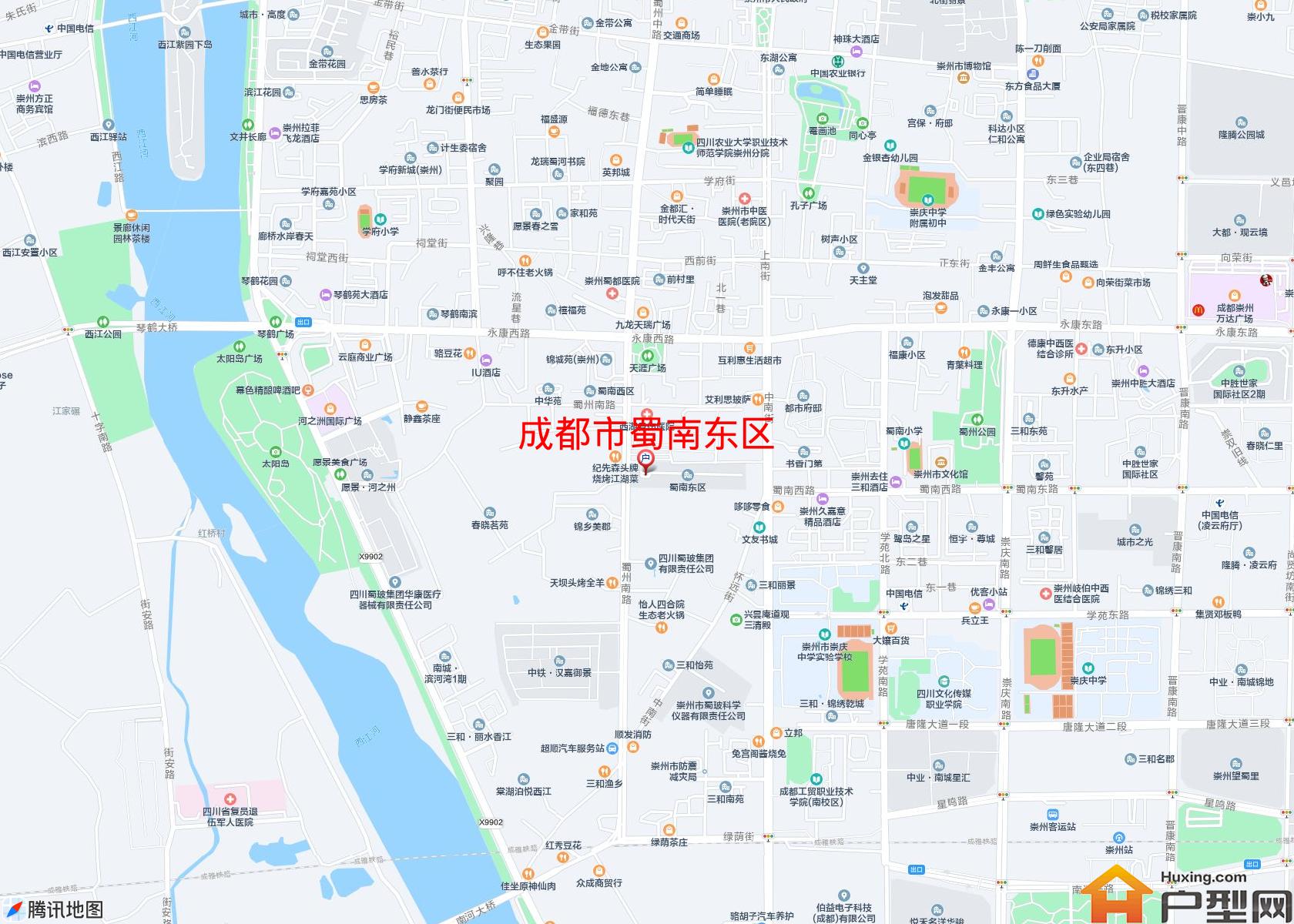 蜀南东区小区 - 户型网