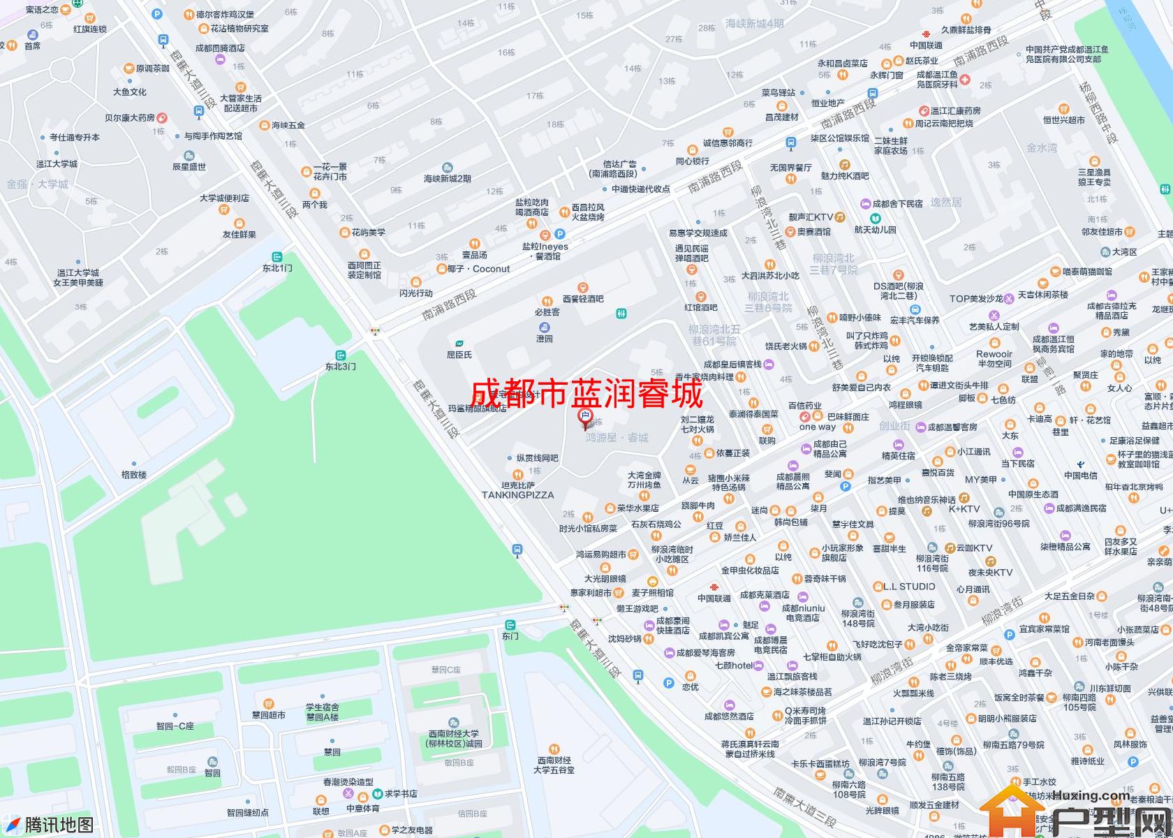 蓝润睿城小区 - 户型网