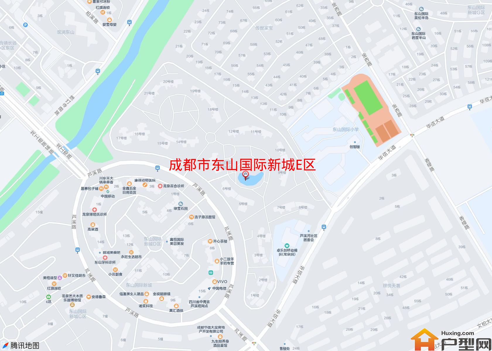 东山国际新城E区小区 - 户型网