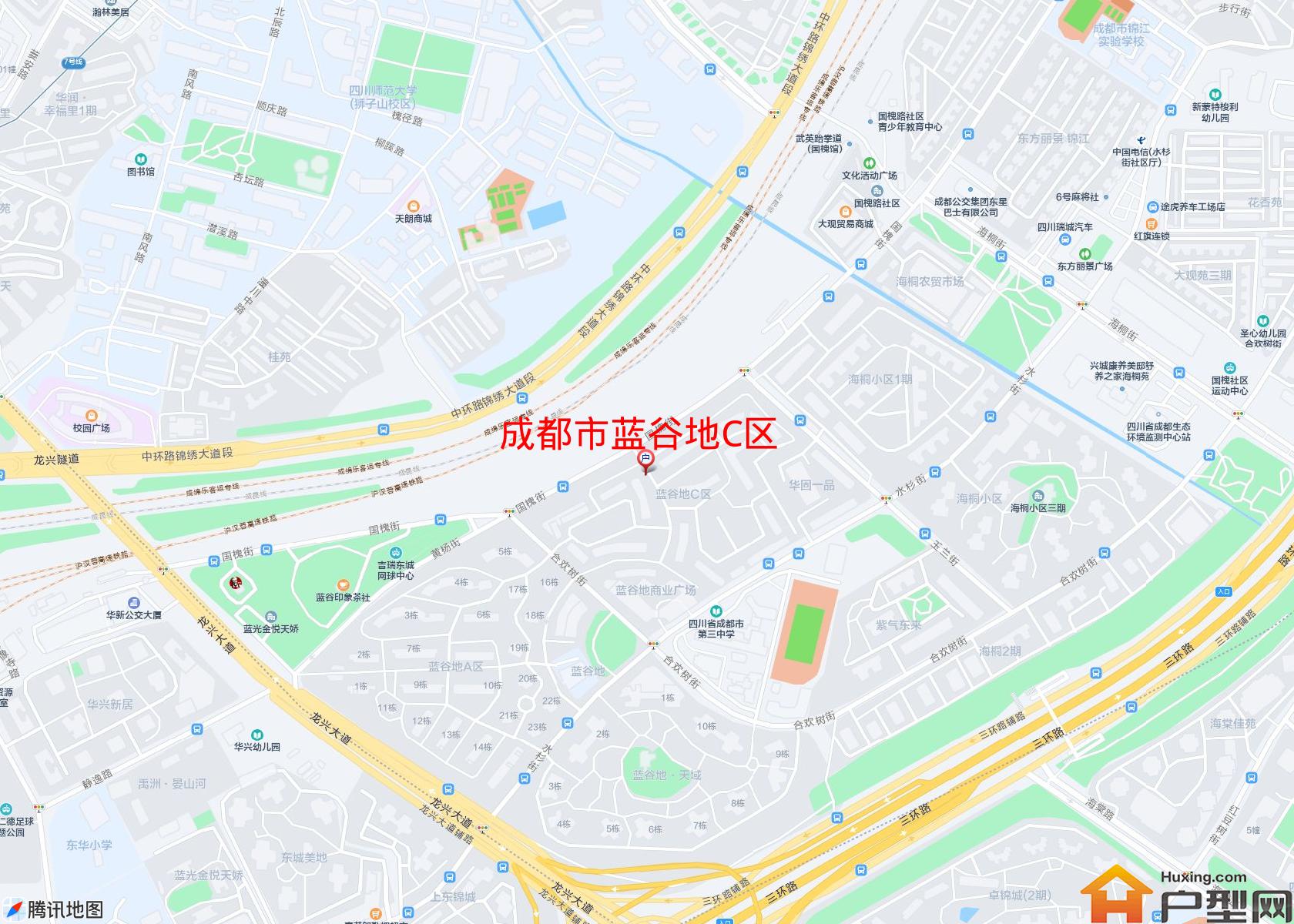 蓝谷地C区小区 - 户型网