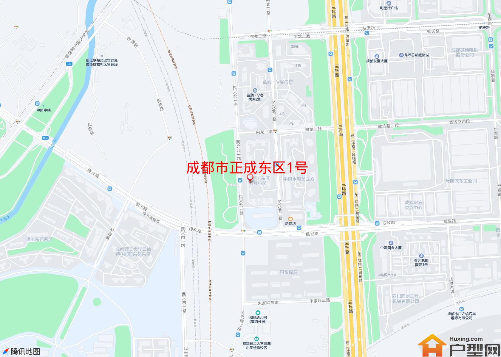 正成东区1号小区 - 户型网