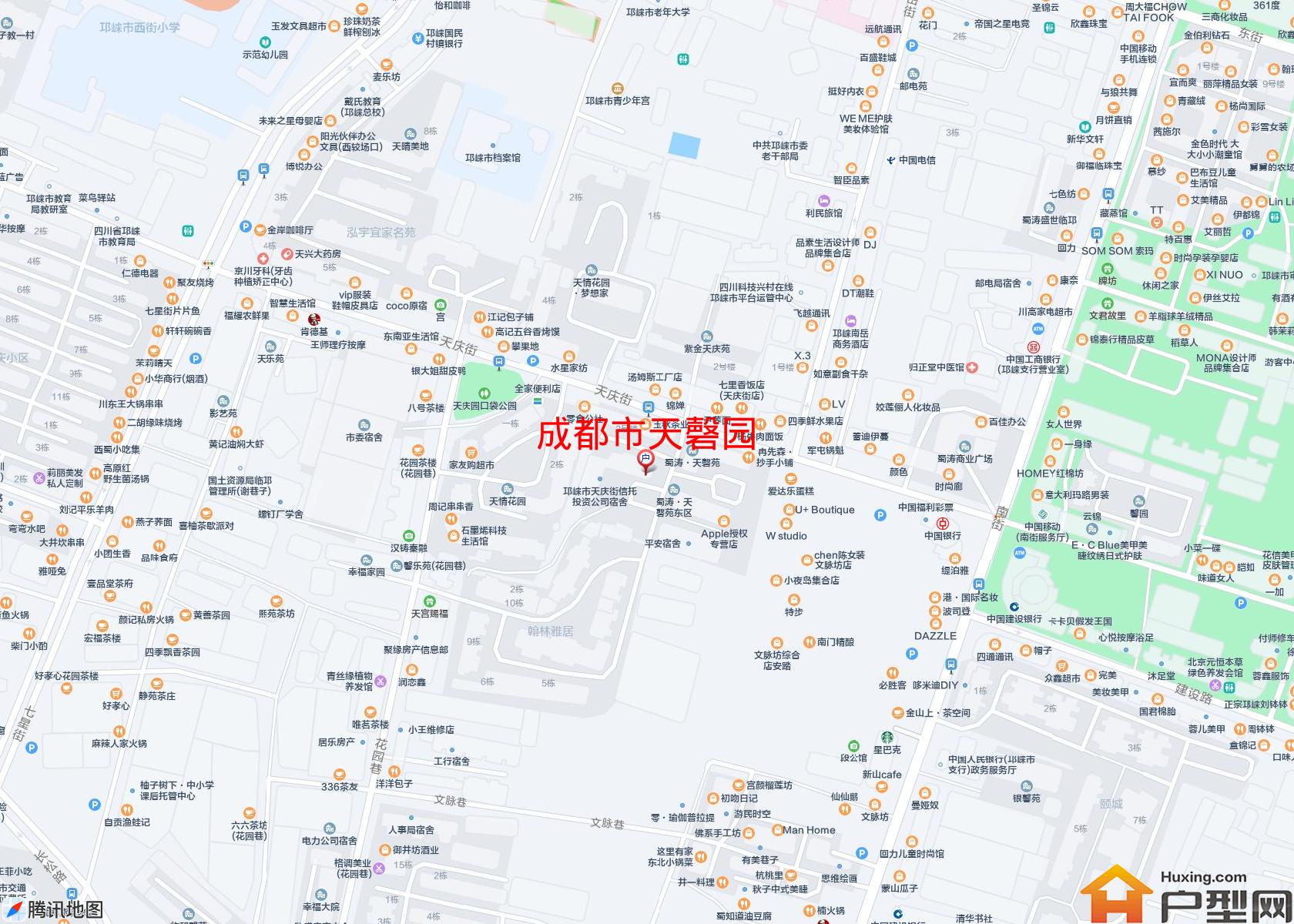 天磬园小区 - 户型网