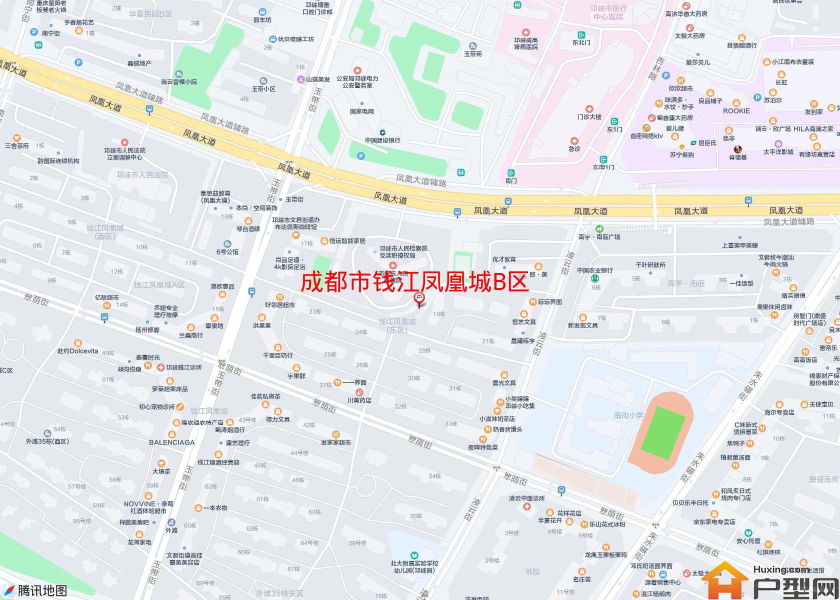 钱江凤凰城B区小区 - 户型网