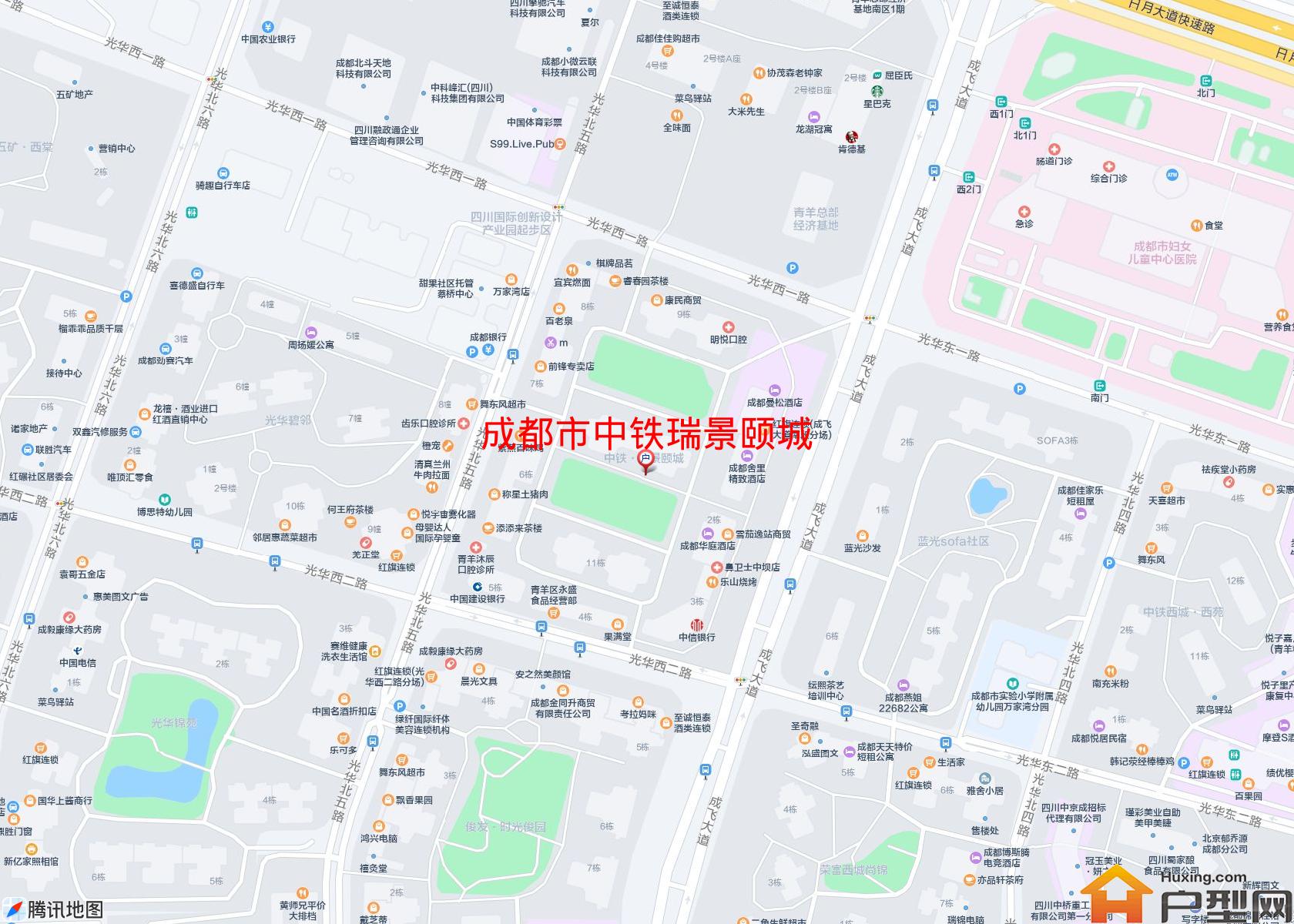 中铁瑞景颐城小区 - 户型网