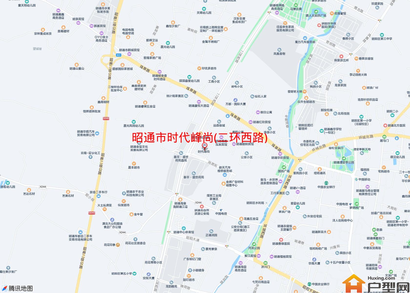 时代峰尚(二环西路)小区 - 户型网