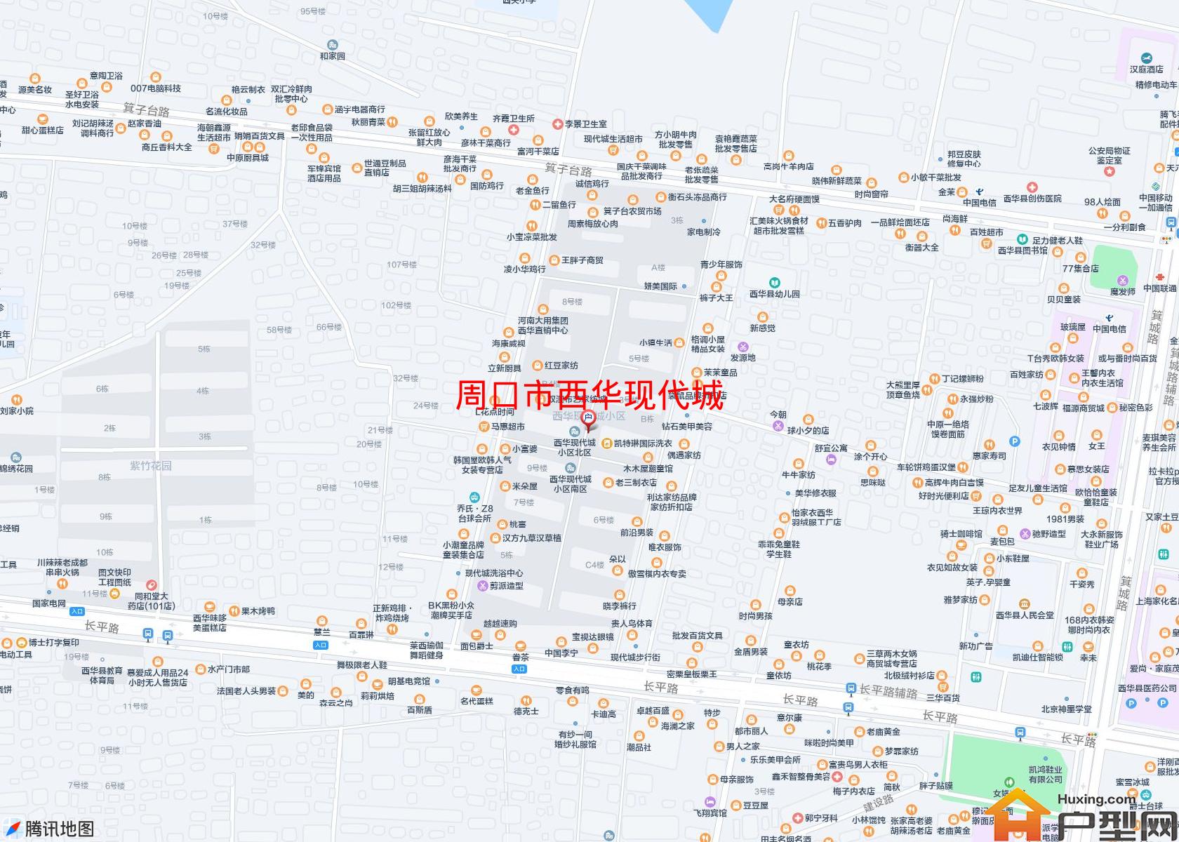 西华现代城小区 - 户型网