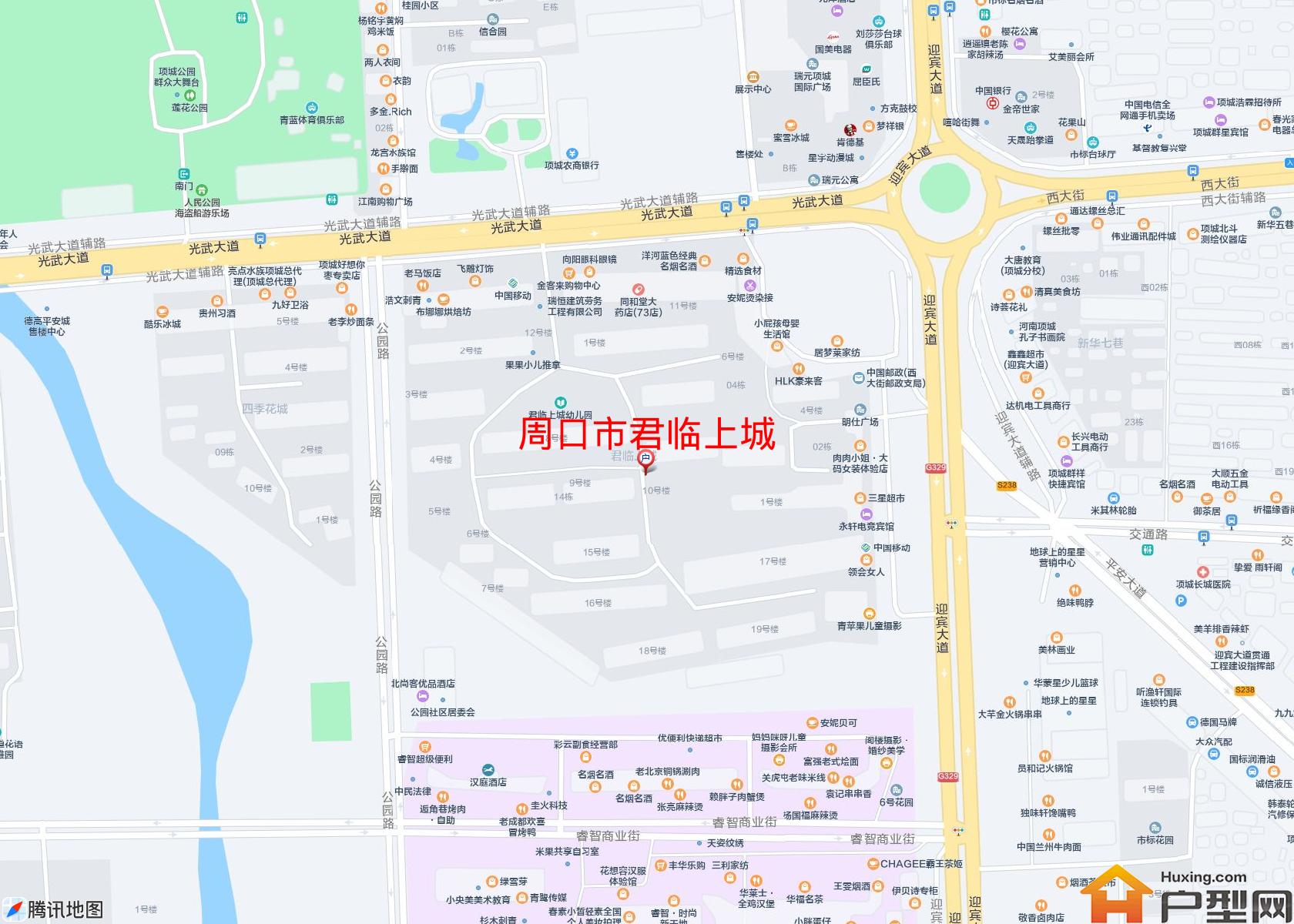 君临上城小区 - 户型网