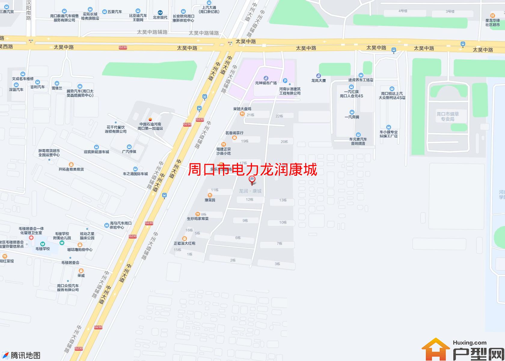 电力龙润康城小区 - 户型网