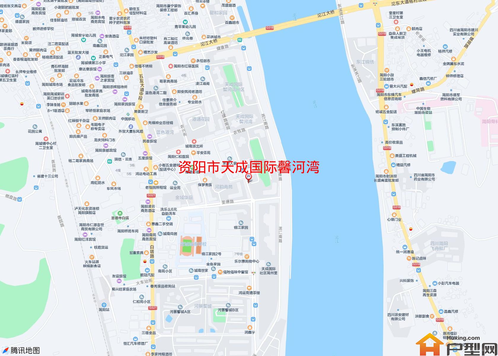 天成国际馨河湾小区 - 户型网
