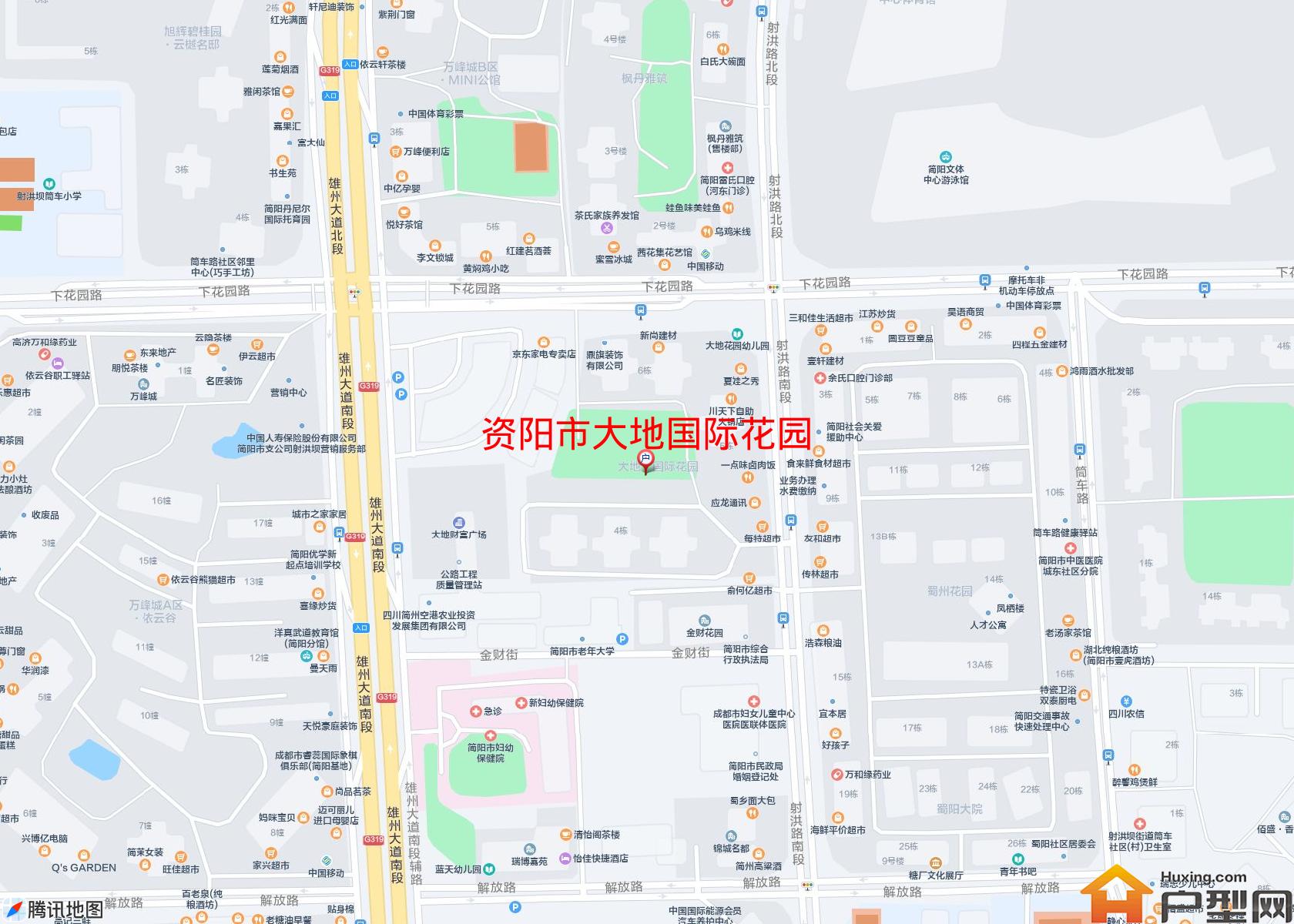 大地国际花园小区 - 户型网