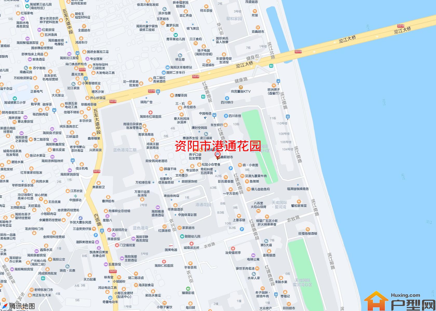 港通花园小区 - 户型网