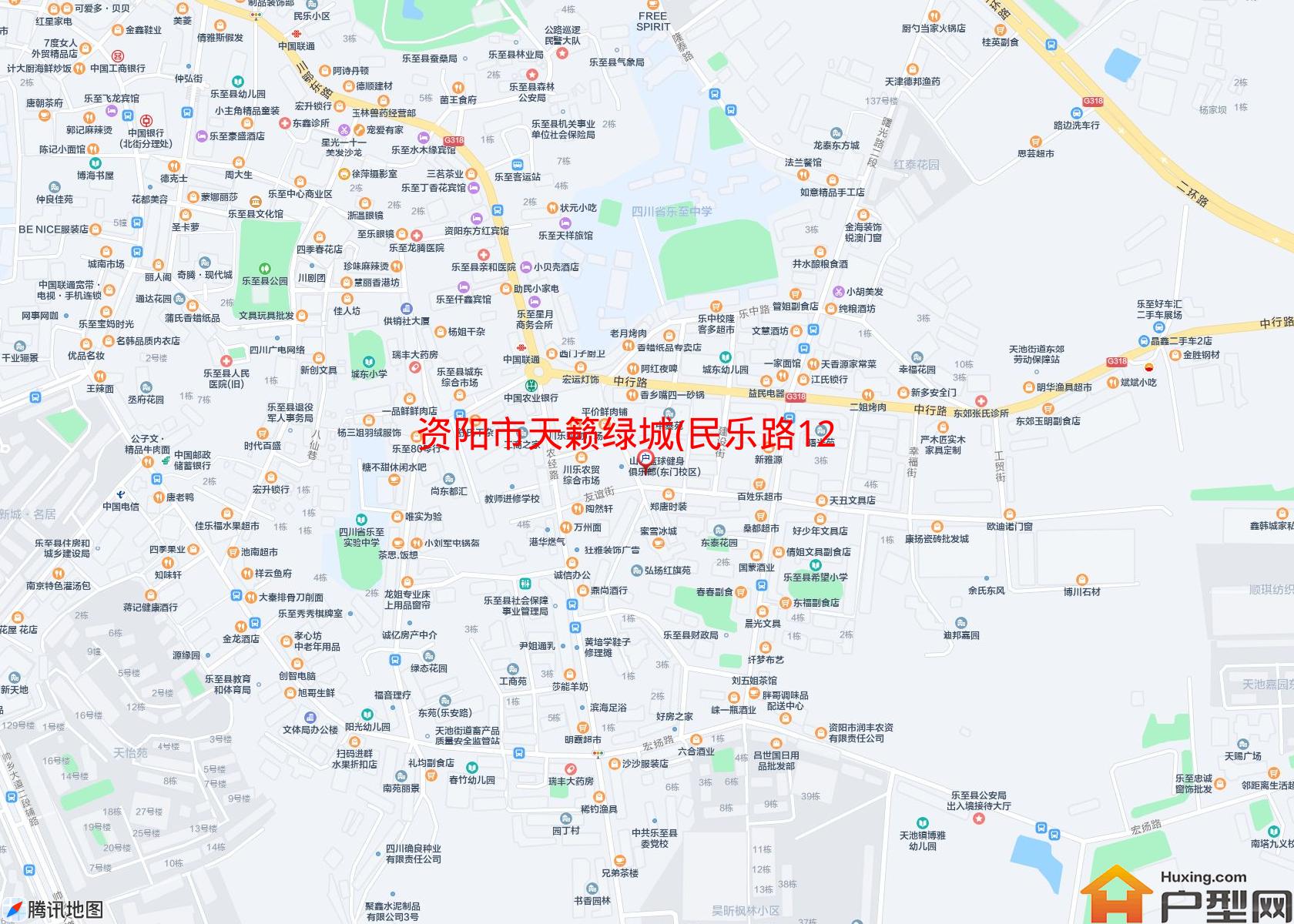 天籁绿城(民乐路123号)小区 - 户型网