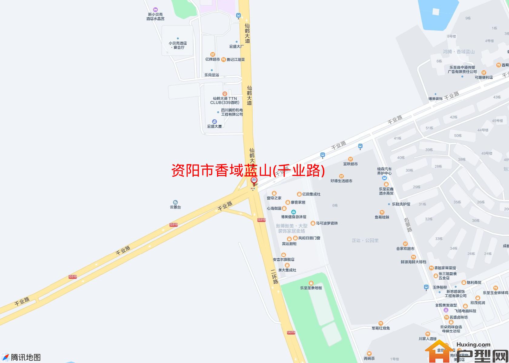 香域蓝山(千业路)小区 - 户型网