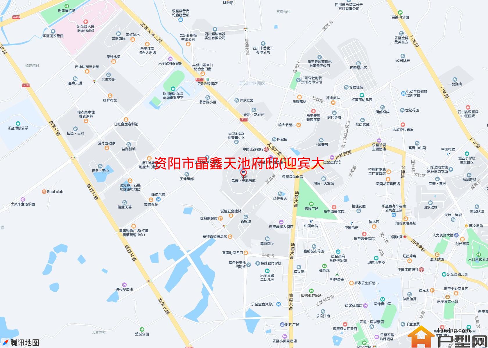晶鑫天池府邸(迎宾大道)小区 - 户型网