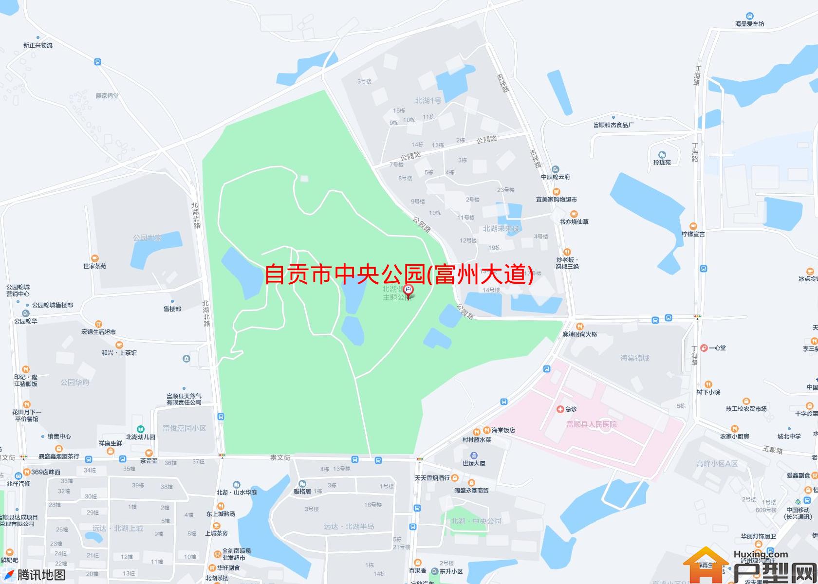 中央公园(富州大道)小区 - 户型网