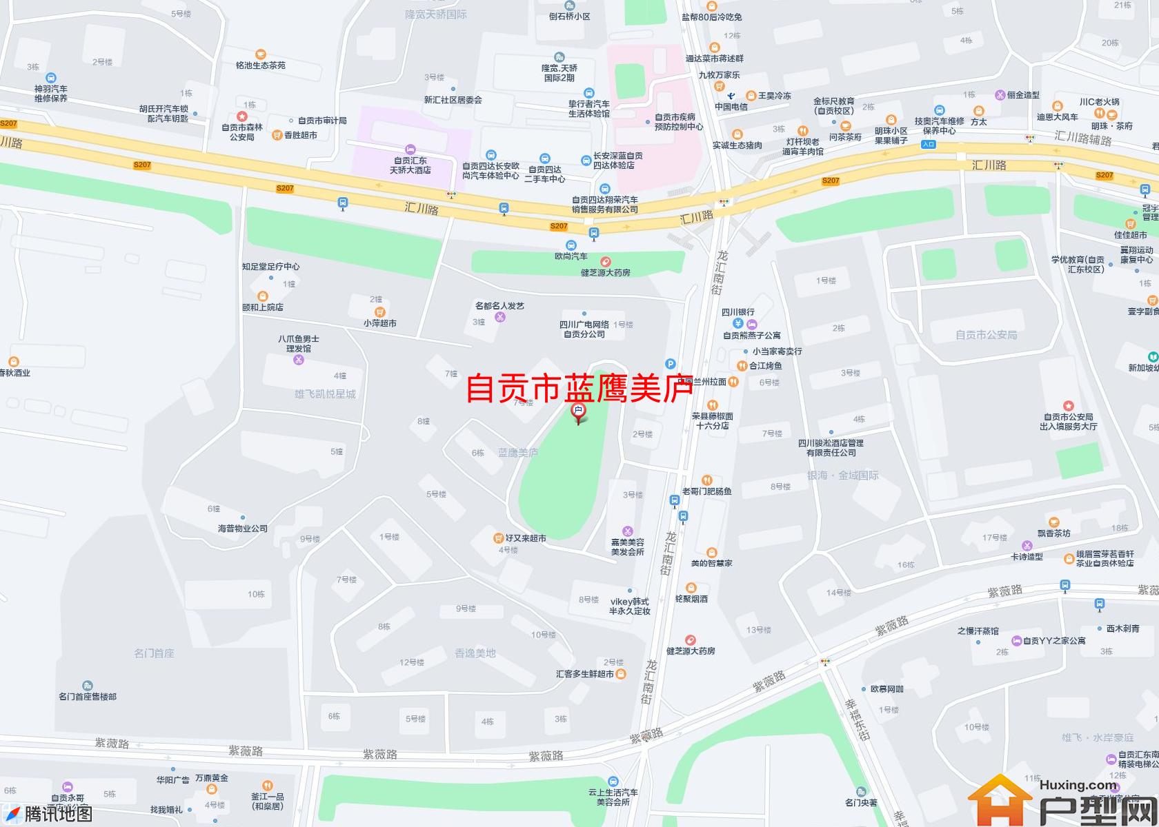 蓝鹰美庐小区 - 户型网
