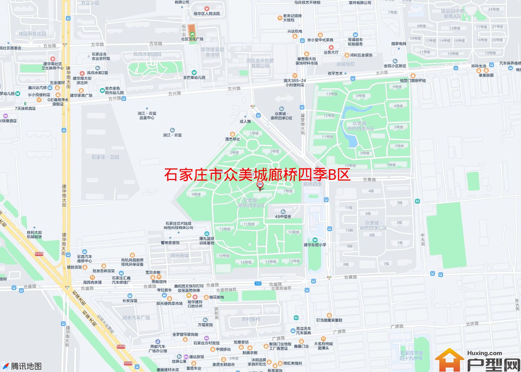 众美城廊桥四季B区小区 - 户型网