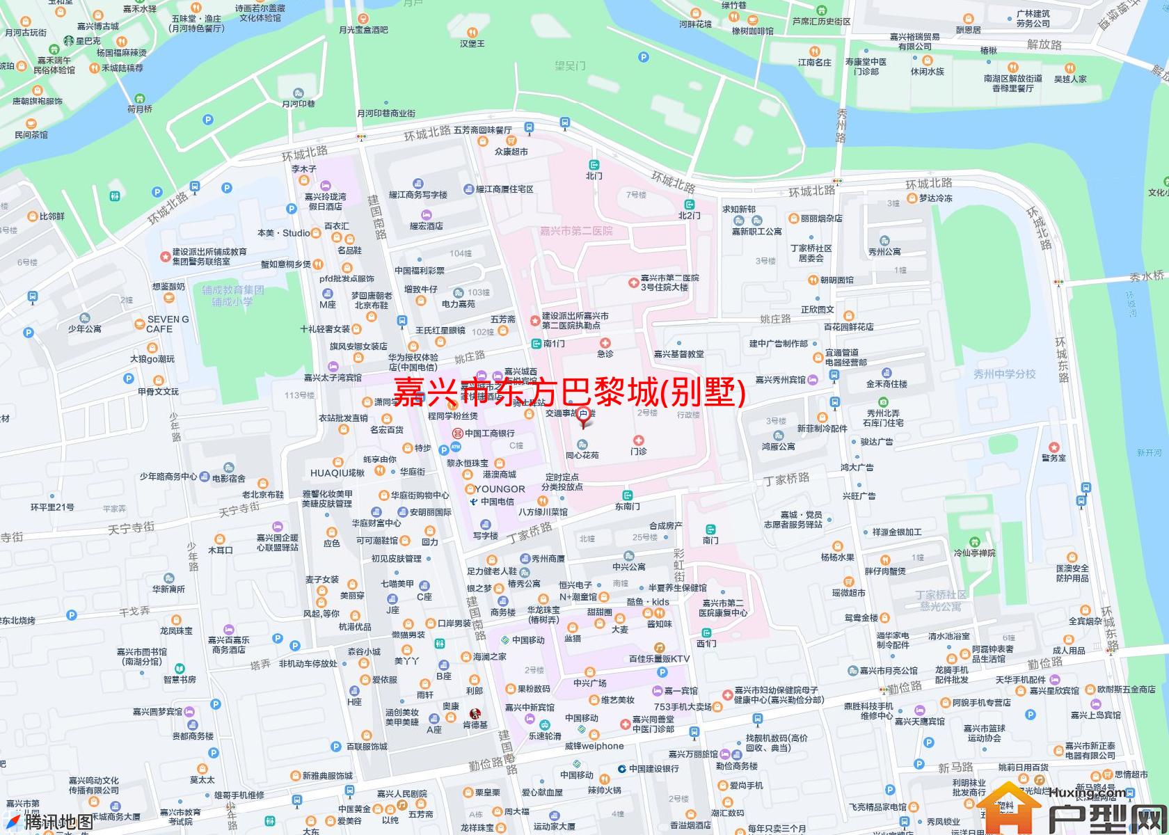 东方巴黎城(别墅)小区 - 户型网
