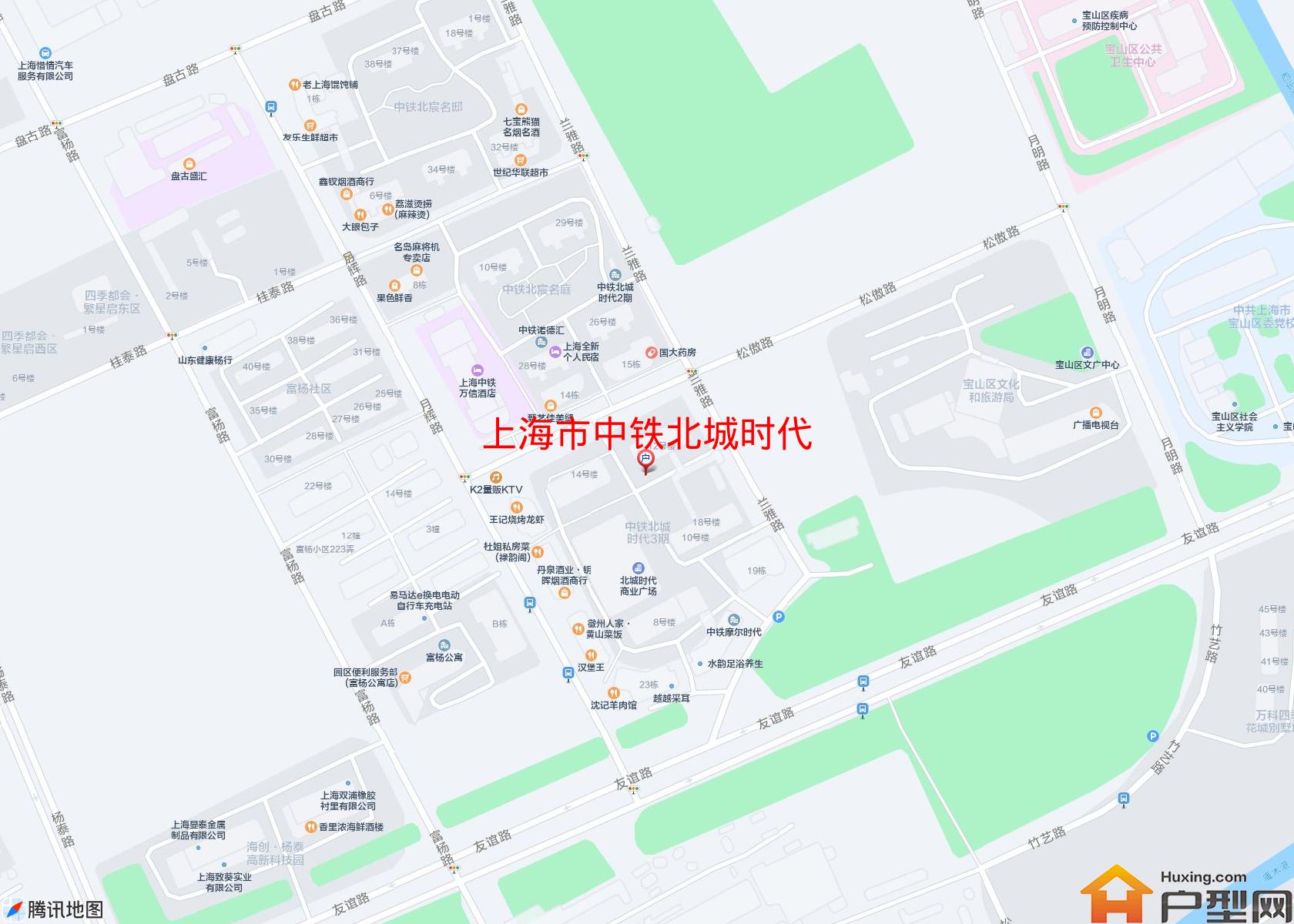 中铁北城时代小区 - 户型网