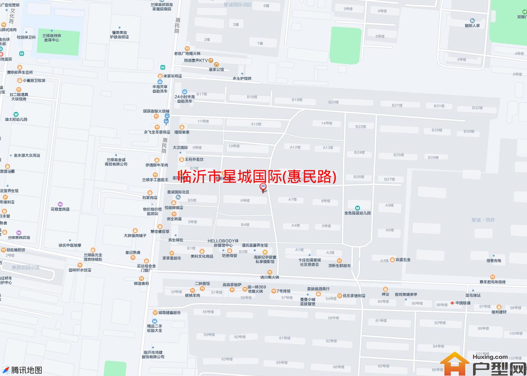 星城国际(惠民路)小区 - 户型网