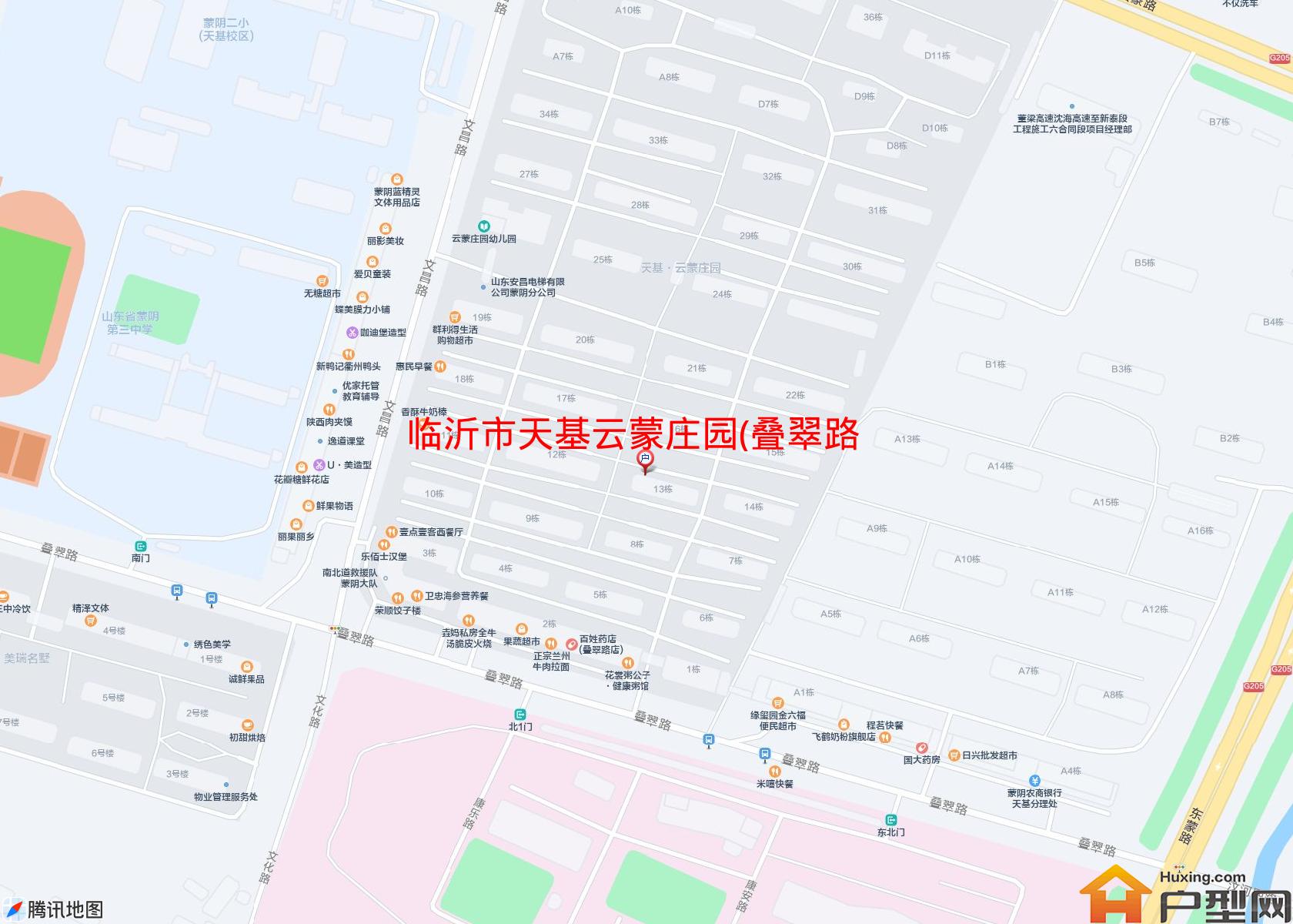 天基云蒙庄园(叠翠路)小区 - 户型网