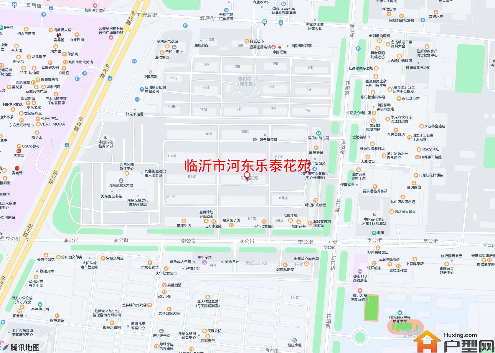 河东乐泰花苑小区 - 户型网