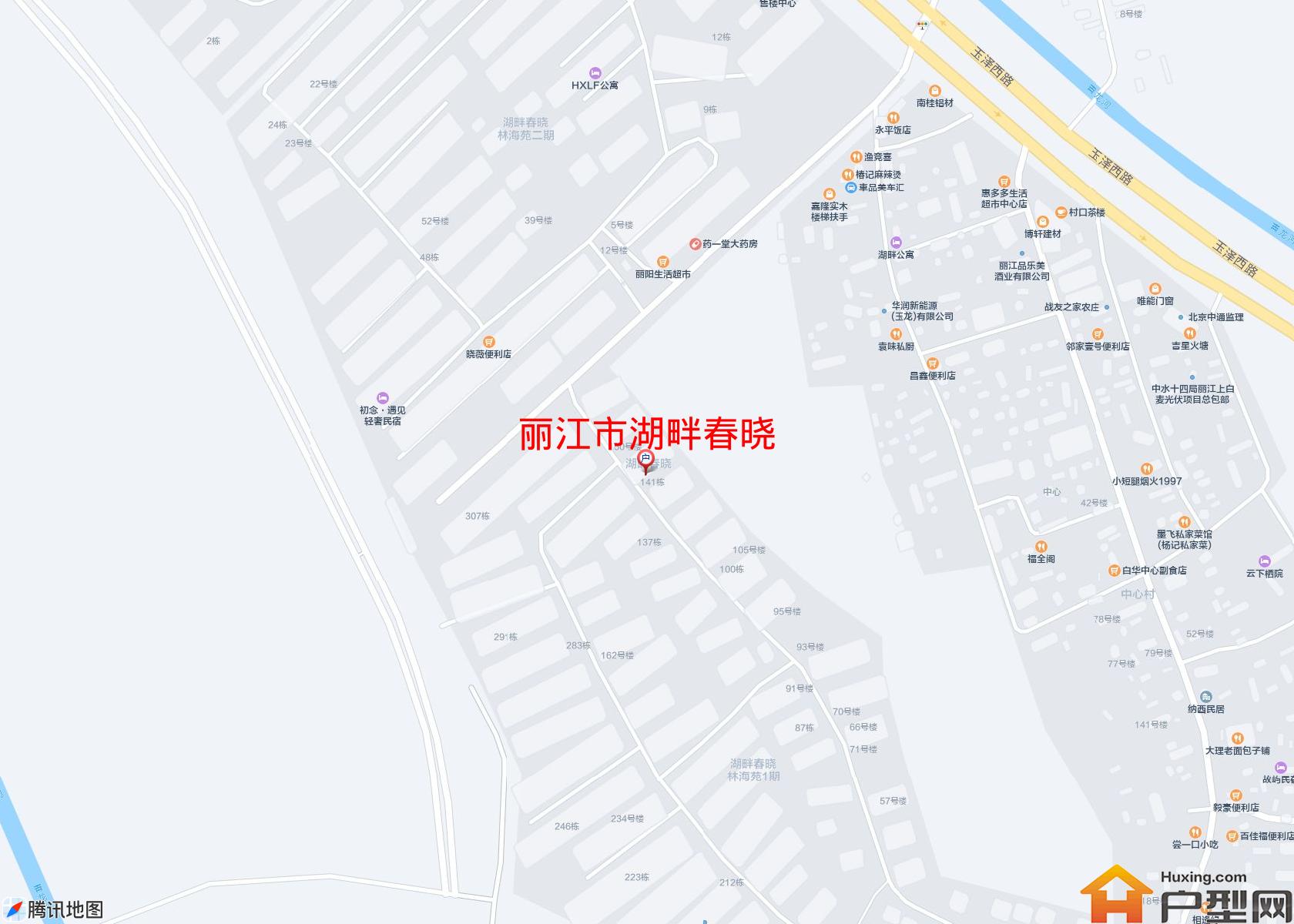湖畔春晓小区 - 户型网