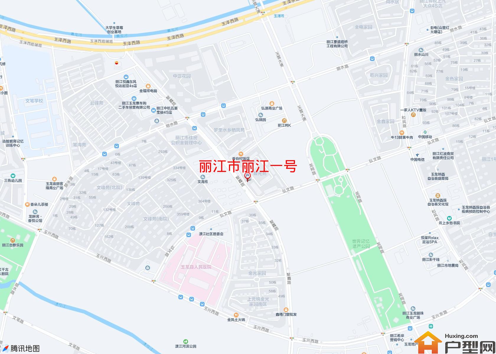 丽江一号小区 - 户型网