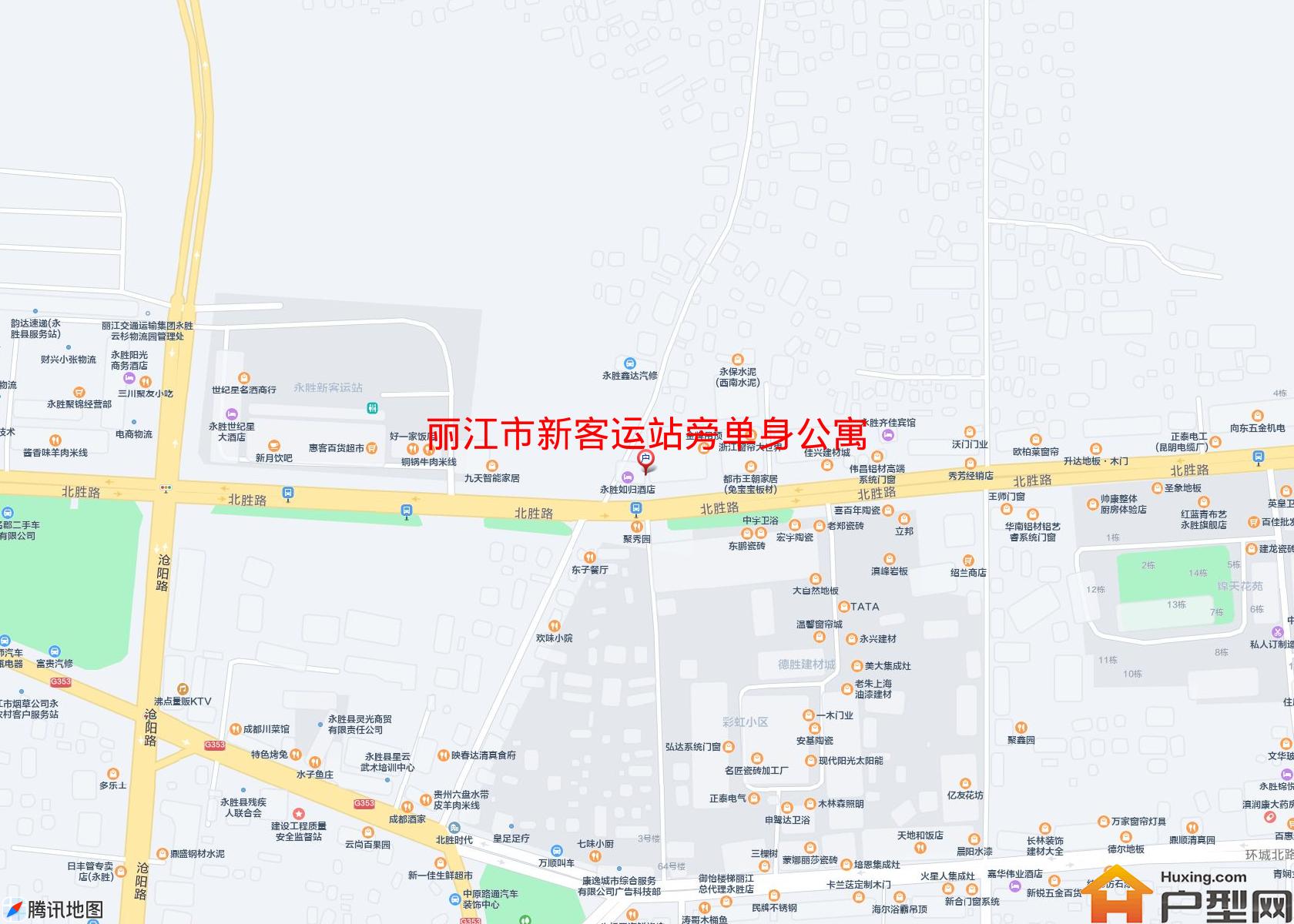 新客运站旁单身公寓小区 - 户型网