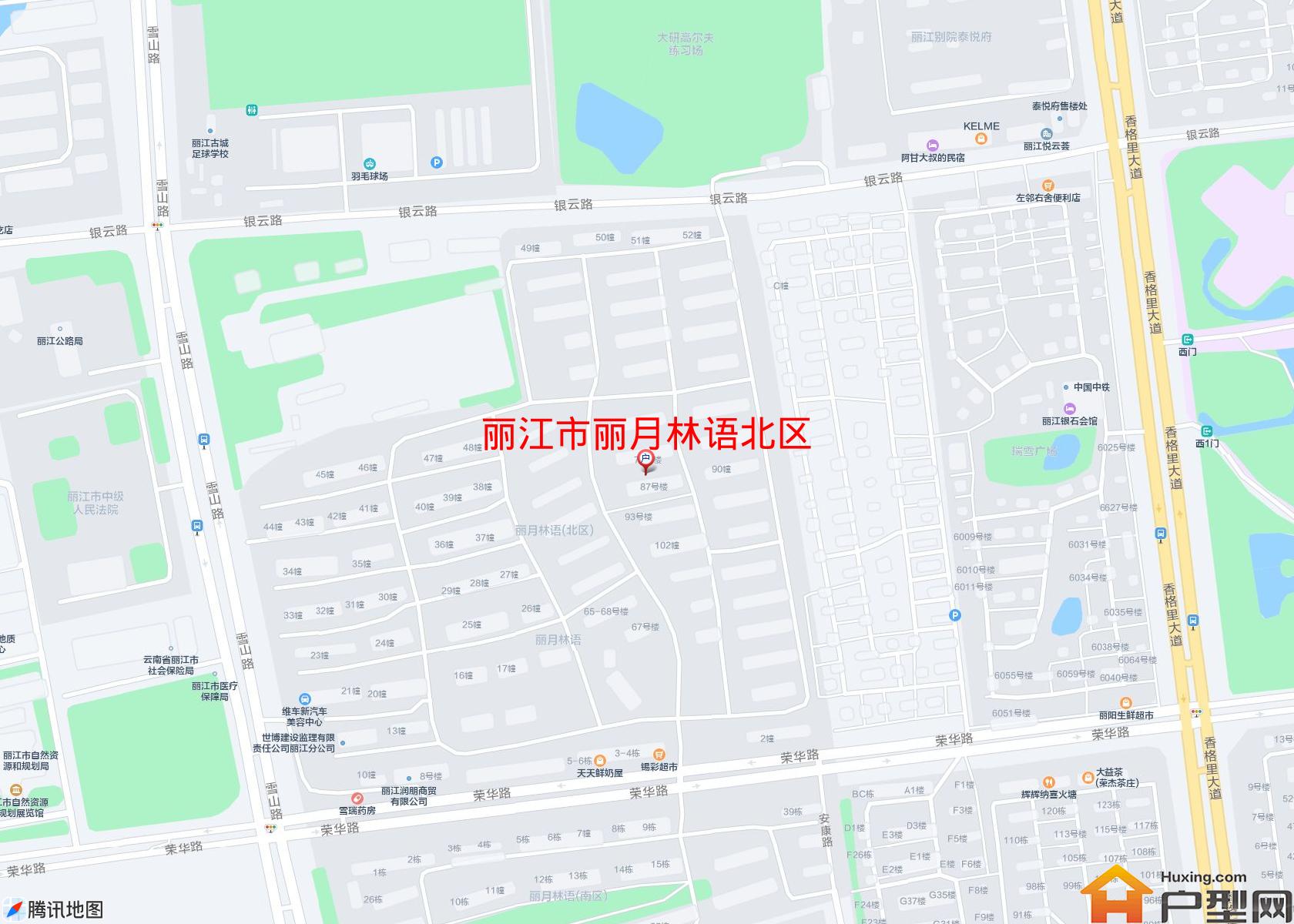 丽月林语北区小区 - 户型网