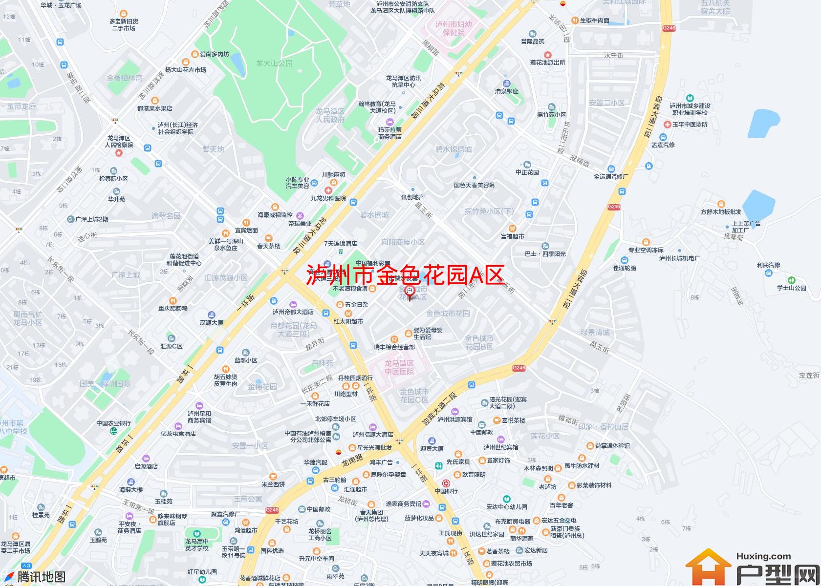 金色花园A区小区 - 户型网
