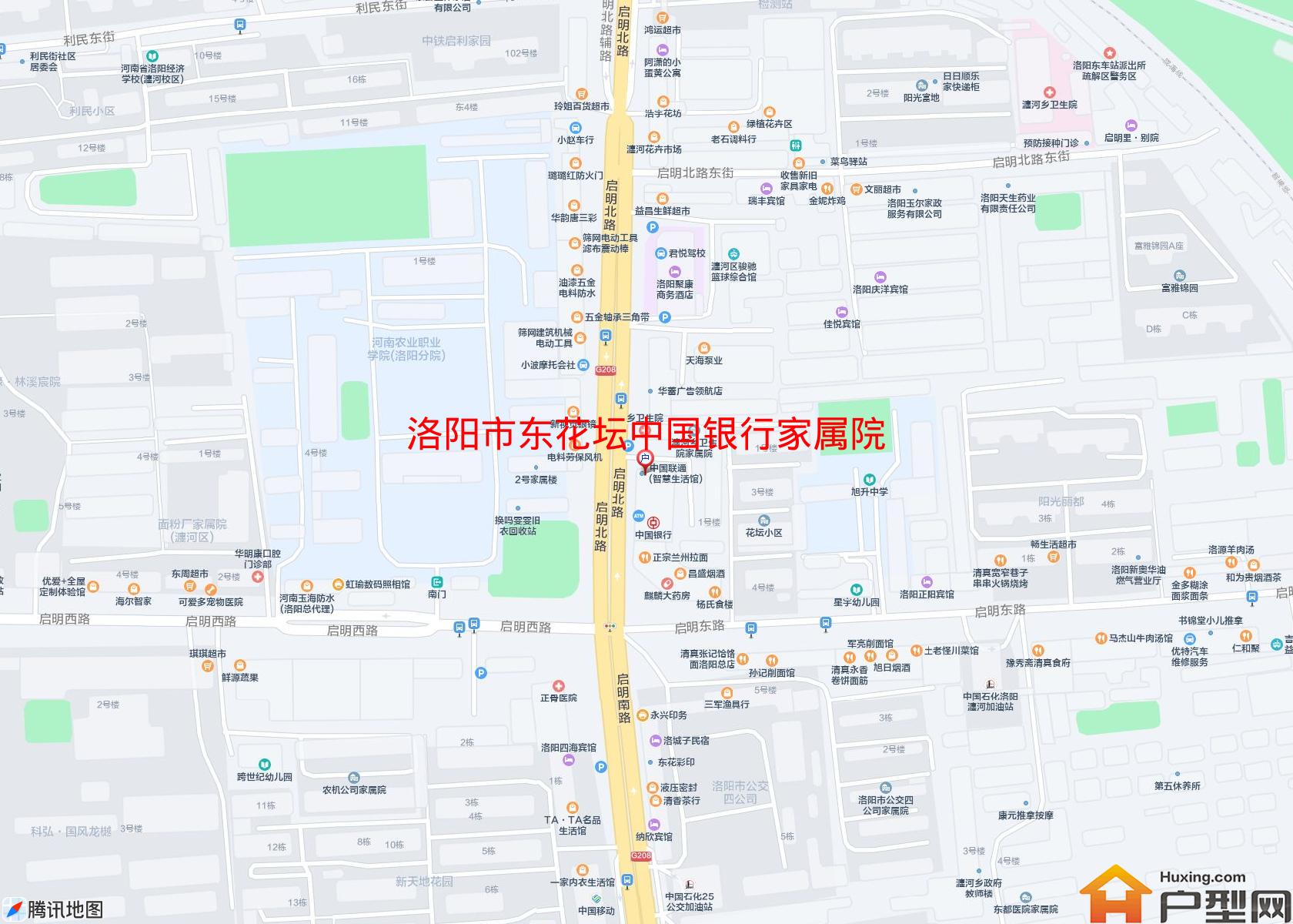 东花坛中国银行家属院小区 - 户型网