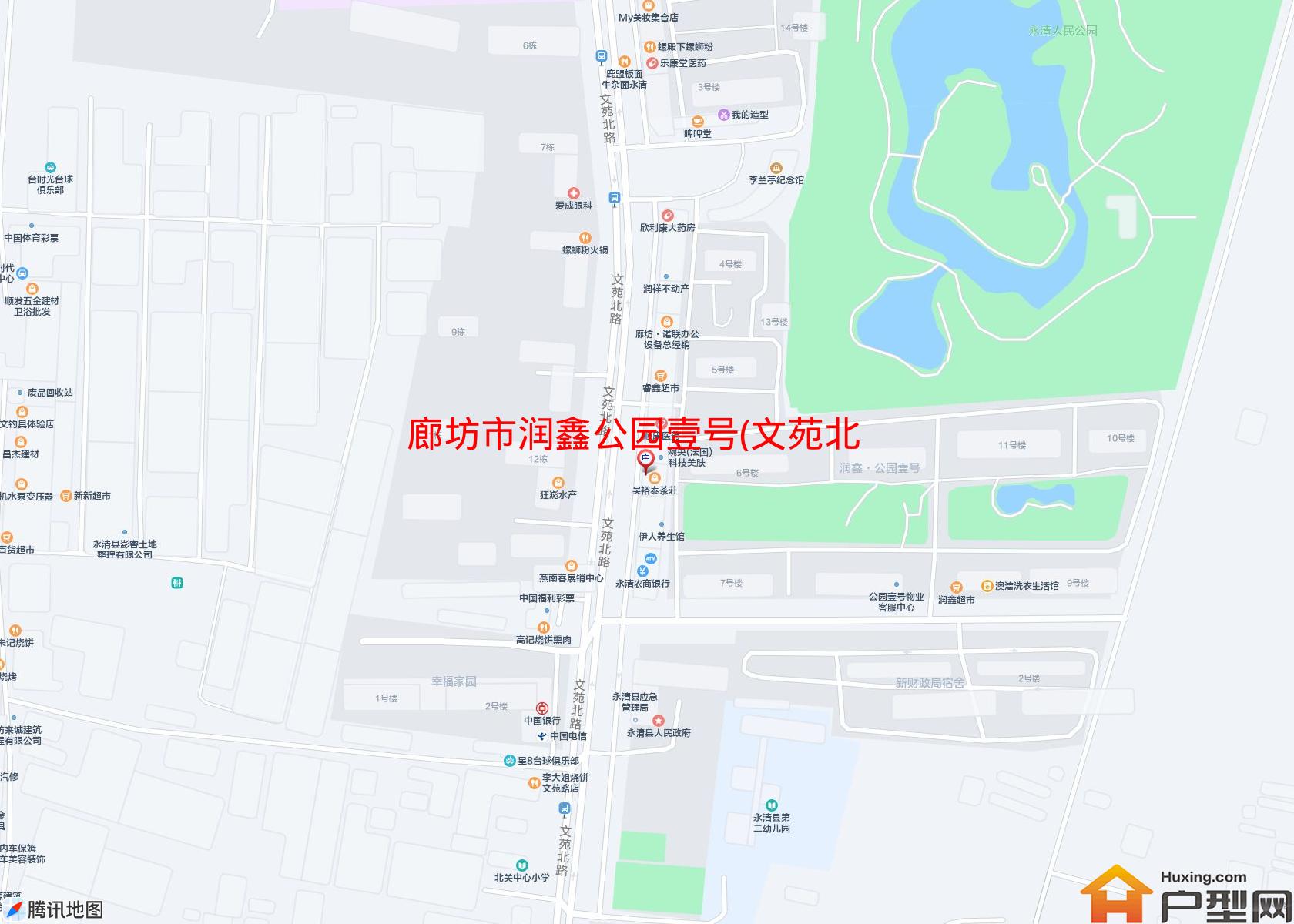 润鑫公园壹号(文苑北路)小区 - 户型网